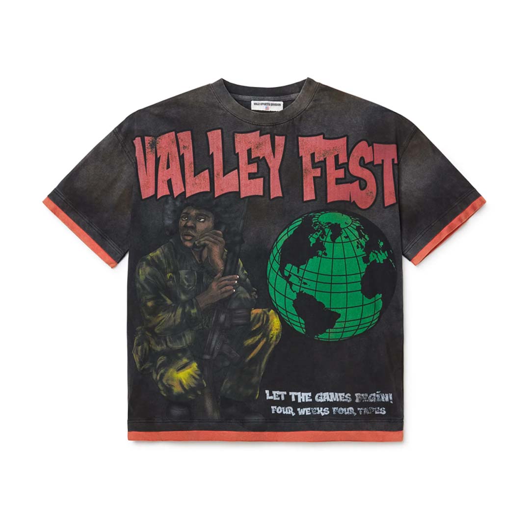 Vale Forever Recon Tee Faded Black Red