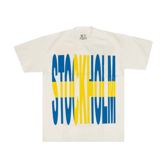 Vlone Stockholm Sweden Tee White