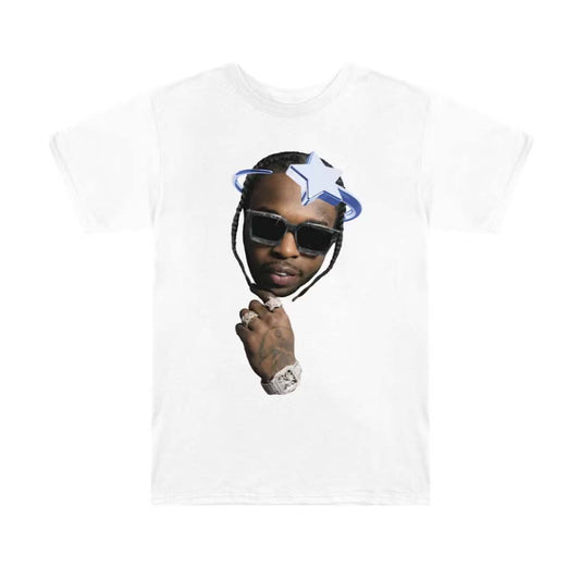 Vlone x Pop Smoke Halo Tee White