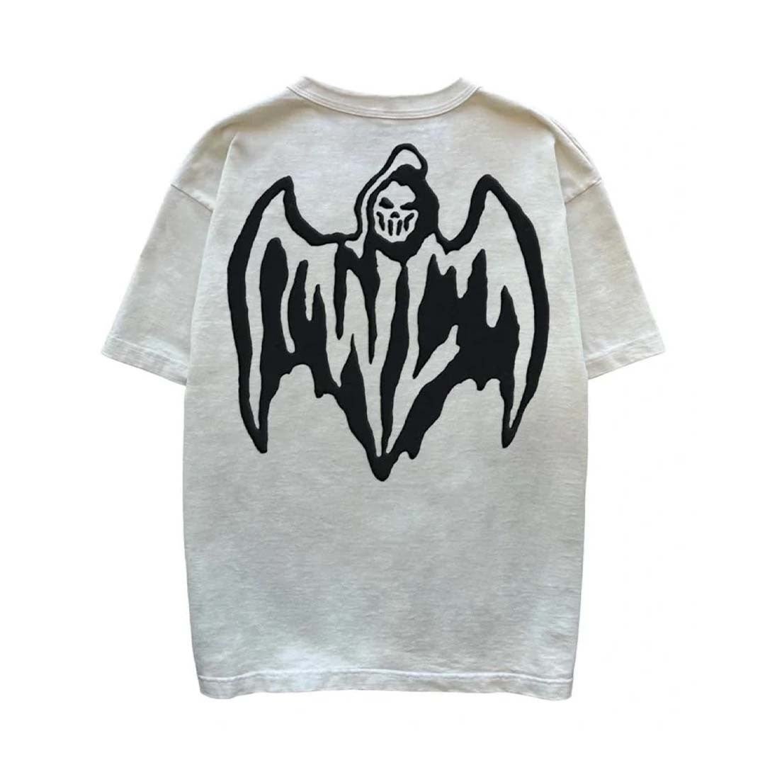 Warren Lotas Bat Logo Tofu Cream/Black Tee