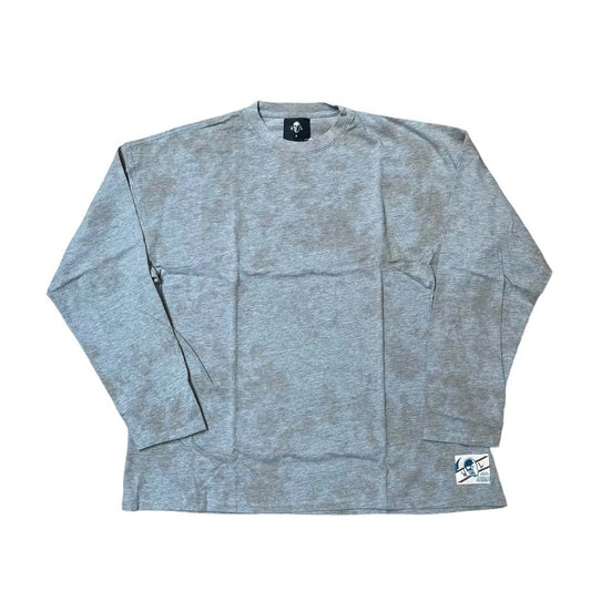 Warren Lotas Masked Killer Boxy Long Sleeve Grey Tee